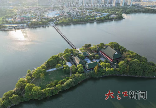 豫章书院航拍图。