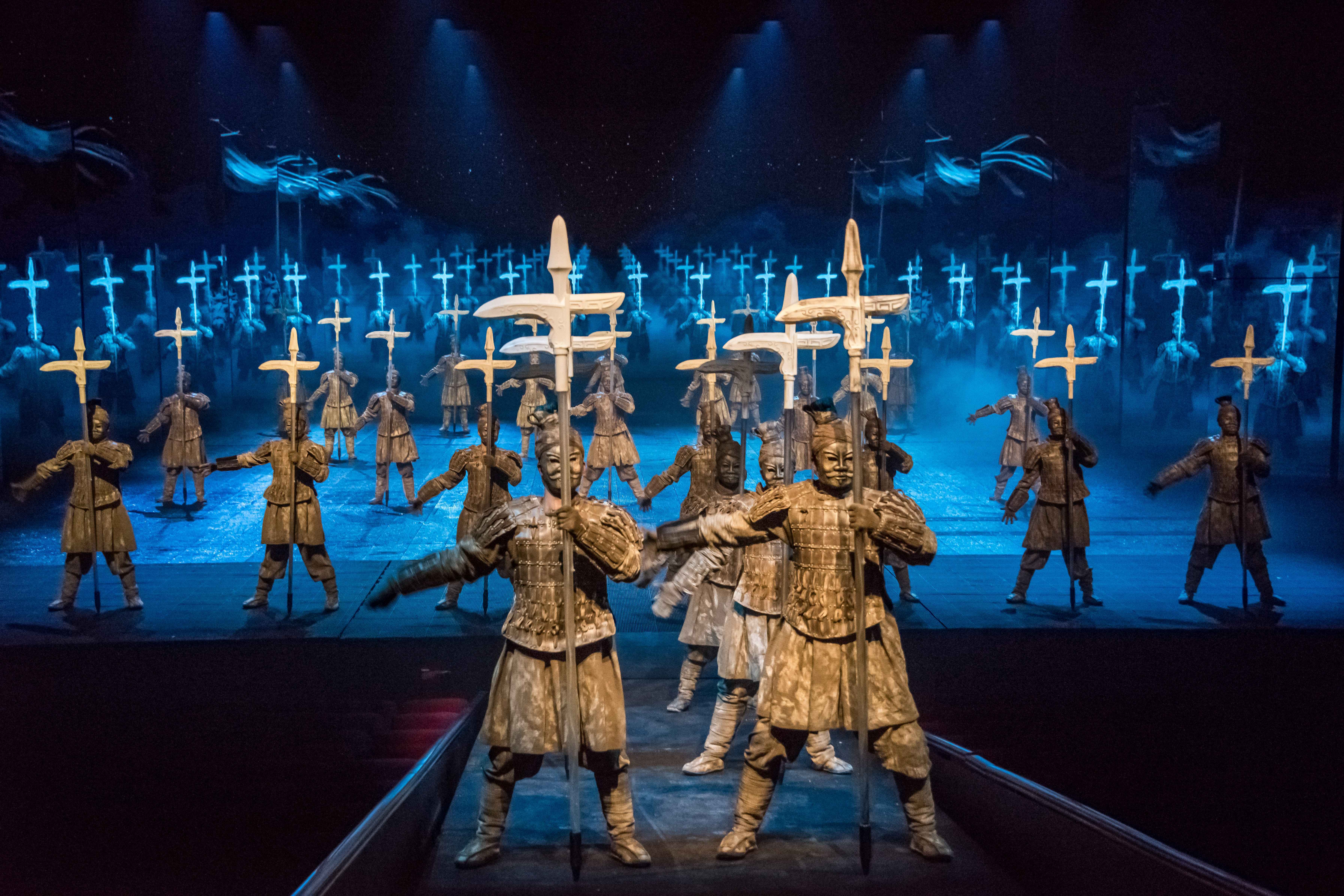西安浐灞國際港再創(chuàng)西安大型旅游演藝單日演出新紀錄