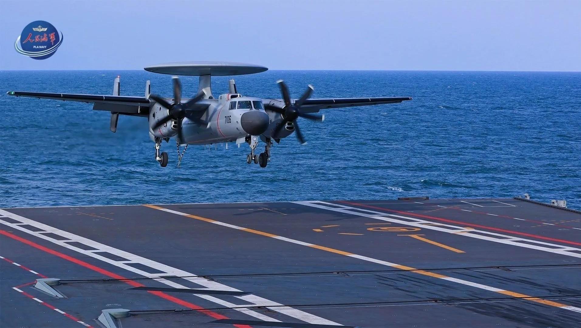 首次亮相閱兵半個月后,空警-600福建艦彈射畫面公布