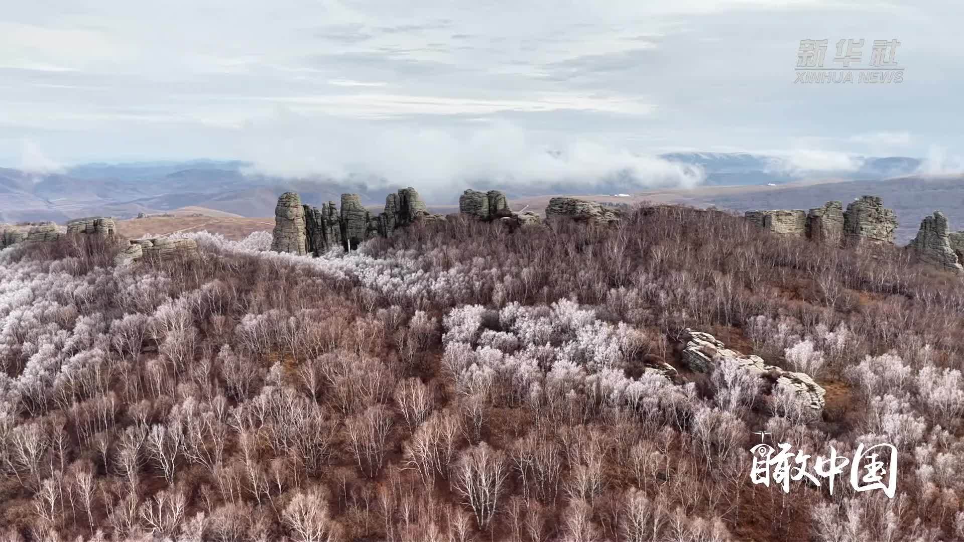 瞰中国｜内蒙古：雾凇覆银霜