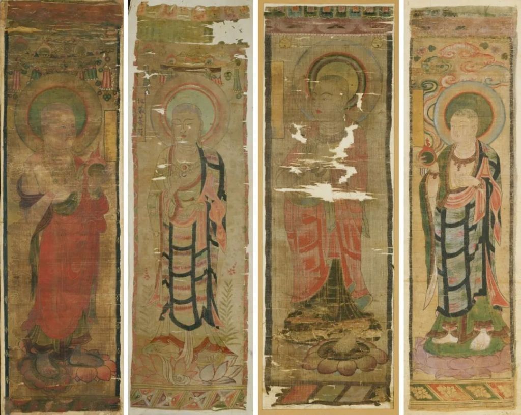 敦煌藏经洞绢画 地藏王菩萨