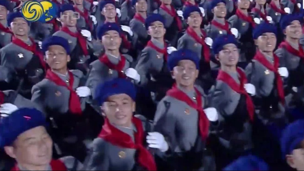 朝鲜阅兵，少年近卫部队亮相