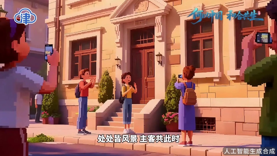 何以中国｜“色彩中国·津彩乐章”AI系列短视频：文韵风华