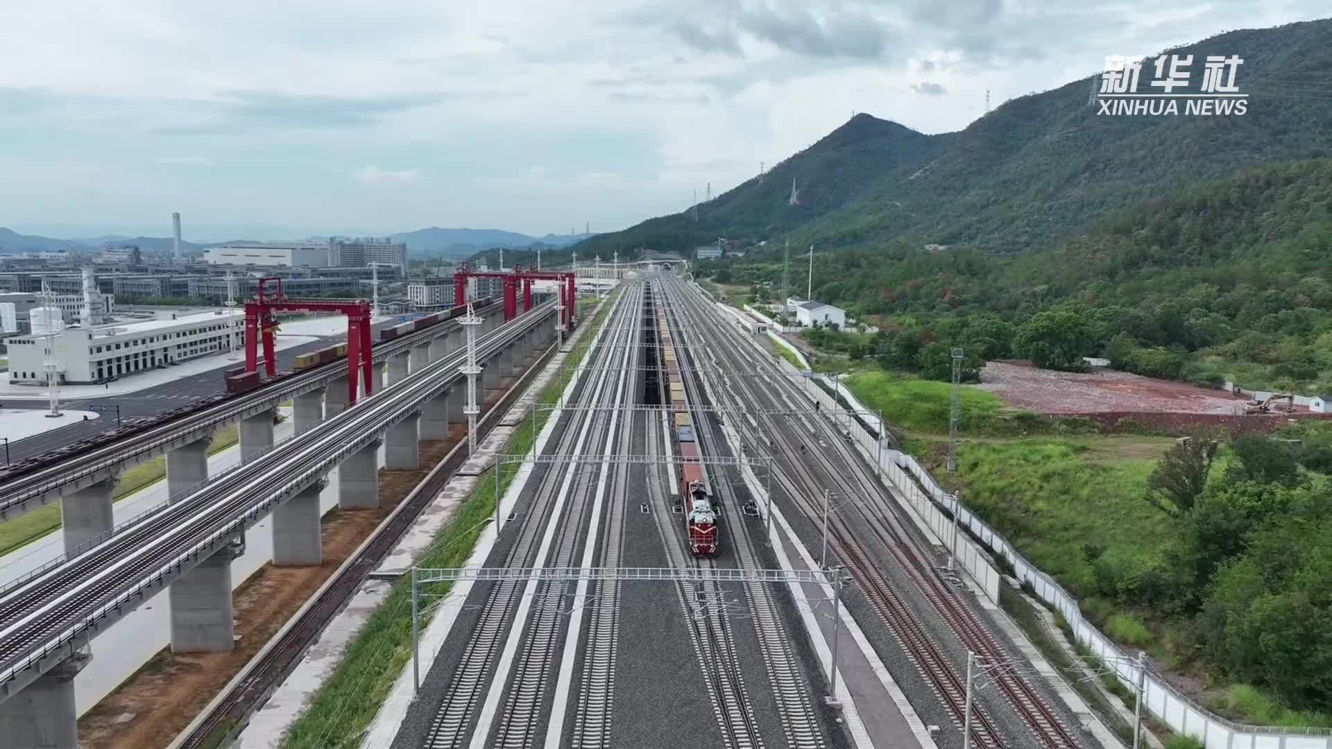 运行满百日 义乌(苏溪)国际枢纽港累计到发超 4万标箱