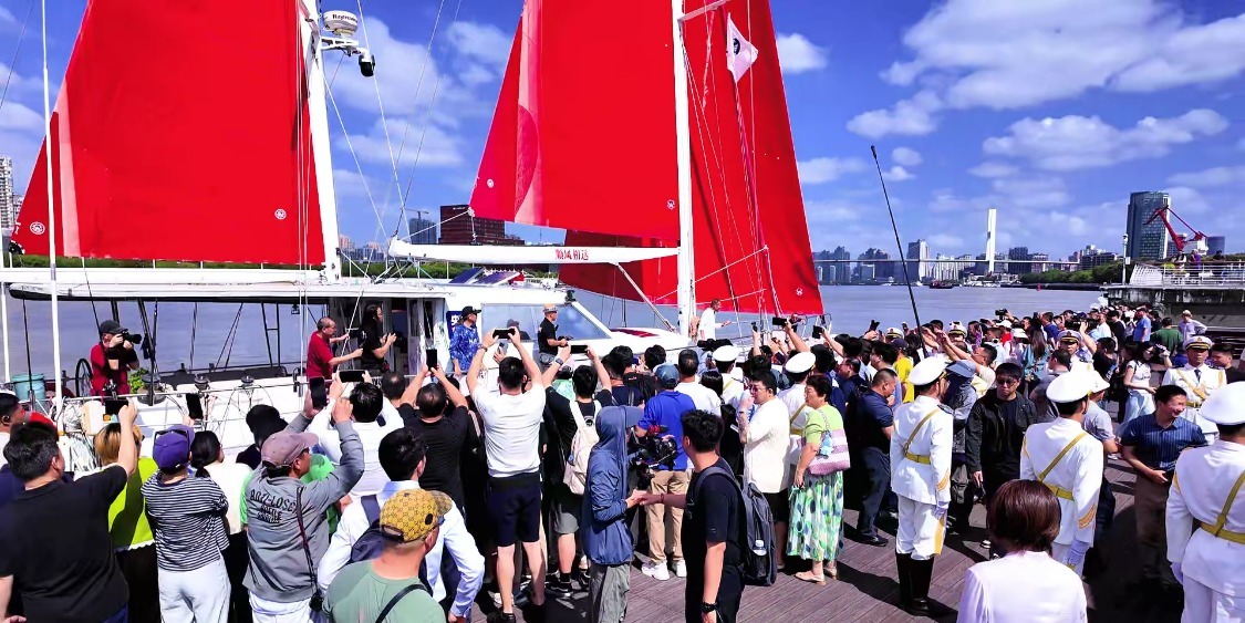 妈祖圣像伴航，翟墨“帆越南极”环航南极洲启航