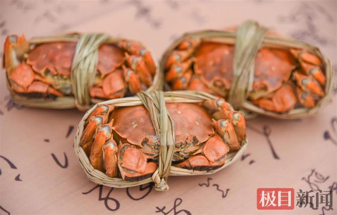 10月8日,“生态公安·蟹耀未来”湖北·公安2025陆逊湖大闸蟹品牌推介会现场展示的陆逊湖大闸蟹(极目新闻记者 黄志刚 摄) (2).jpg