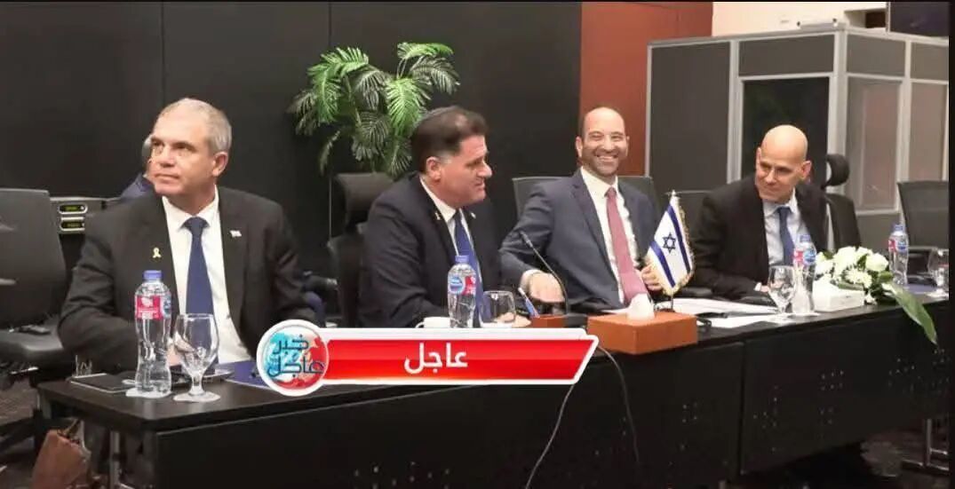 ▎埃及談判的以色列代表團