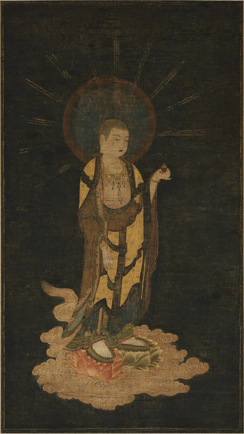 日本奈良国立博物馆 镰仓时代 地藏王菩萨