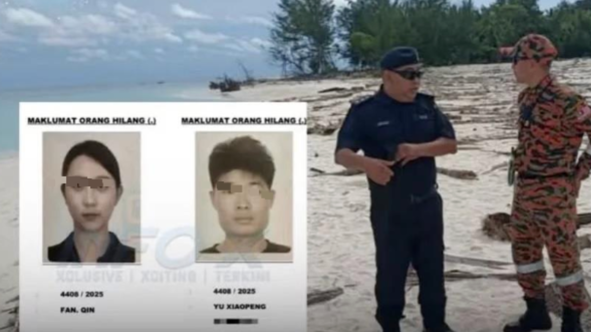 两名中国游客马来西亚失联最新进展！疑似失联前照片曝光，友人表示两人并非情侣，领事馆联合当地警方发布通告