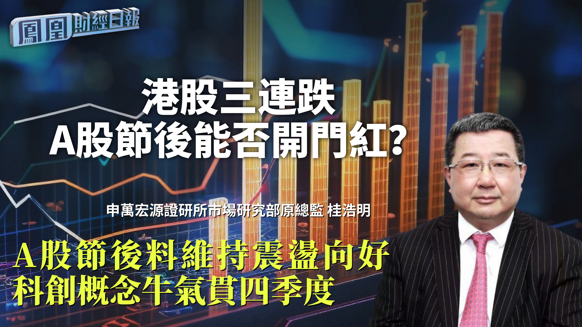 港股三连跌A股节后能否开门红？桂浩明：A股节后料维持震荡向好 科创概念牛气贯四季度