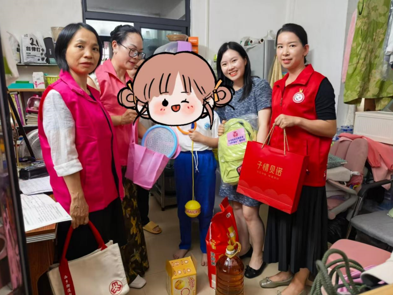 双节送温暖，关爱助成长：西乡臣田社区妇联 走访慰问困境儿童