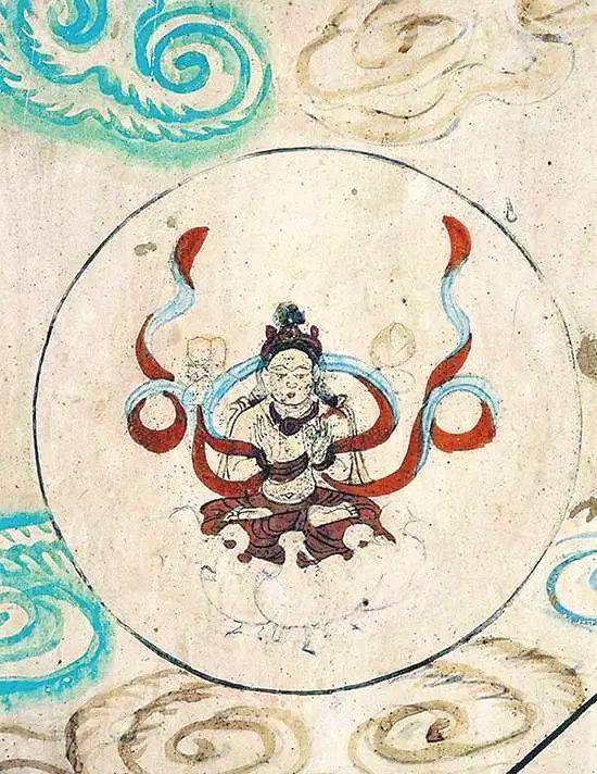 莫高窟第384窟 月光菩萨