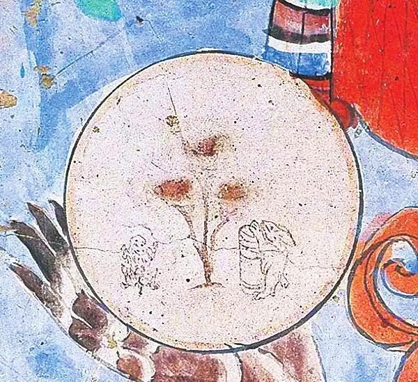 莫高窟第35窟 手托日月的十一面观音菩萨