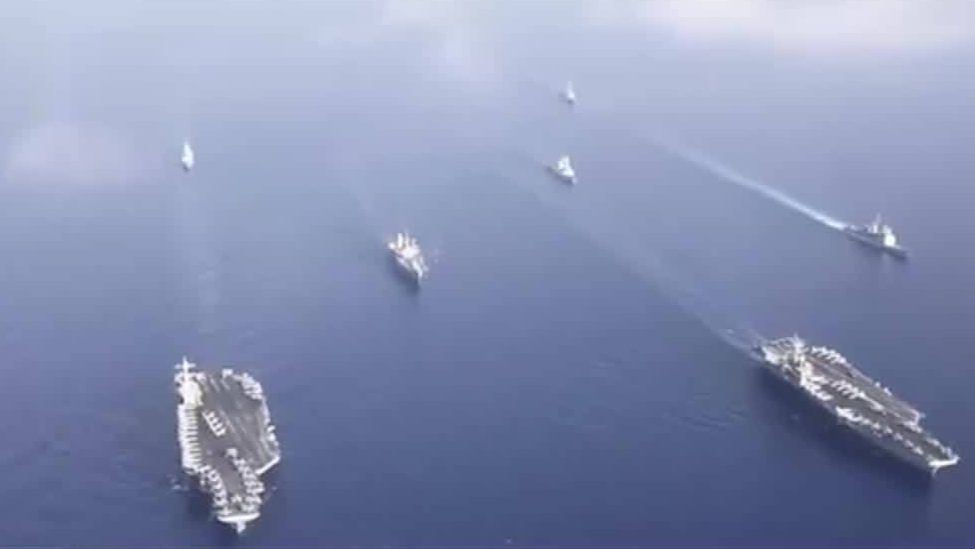 加沙停火谈判前夕，美部署航母至地中海