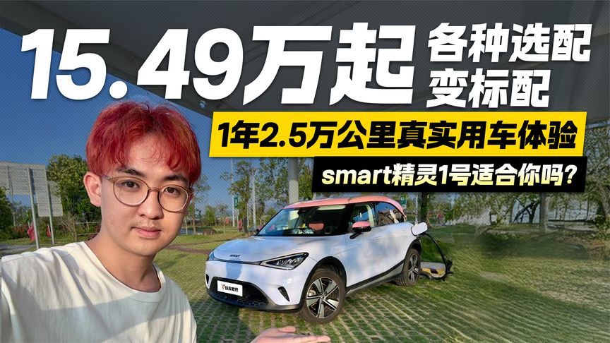 1年2.5万公里真实用车体验 15.49万起的smart精灵1号适合你吗？