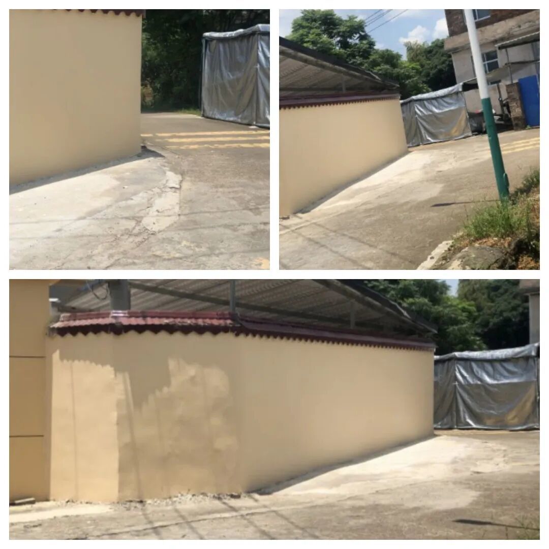 安远县原石湾小学围墙改造 90度直角“死亡弯”存在安全隐患