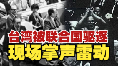 1971年台湾当局被赶出联合国,现场掌声雷动