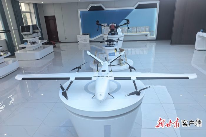 九州维安公司展示的无人机样品