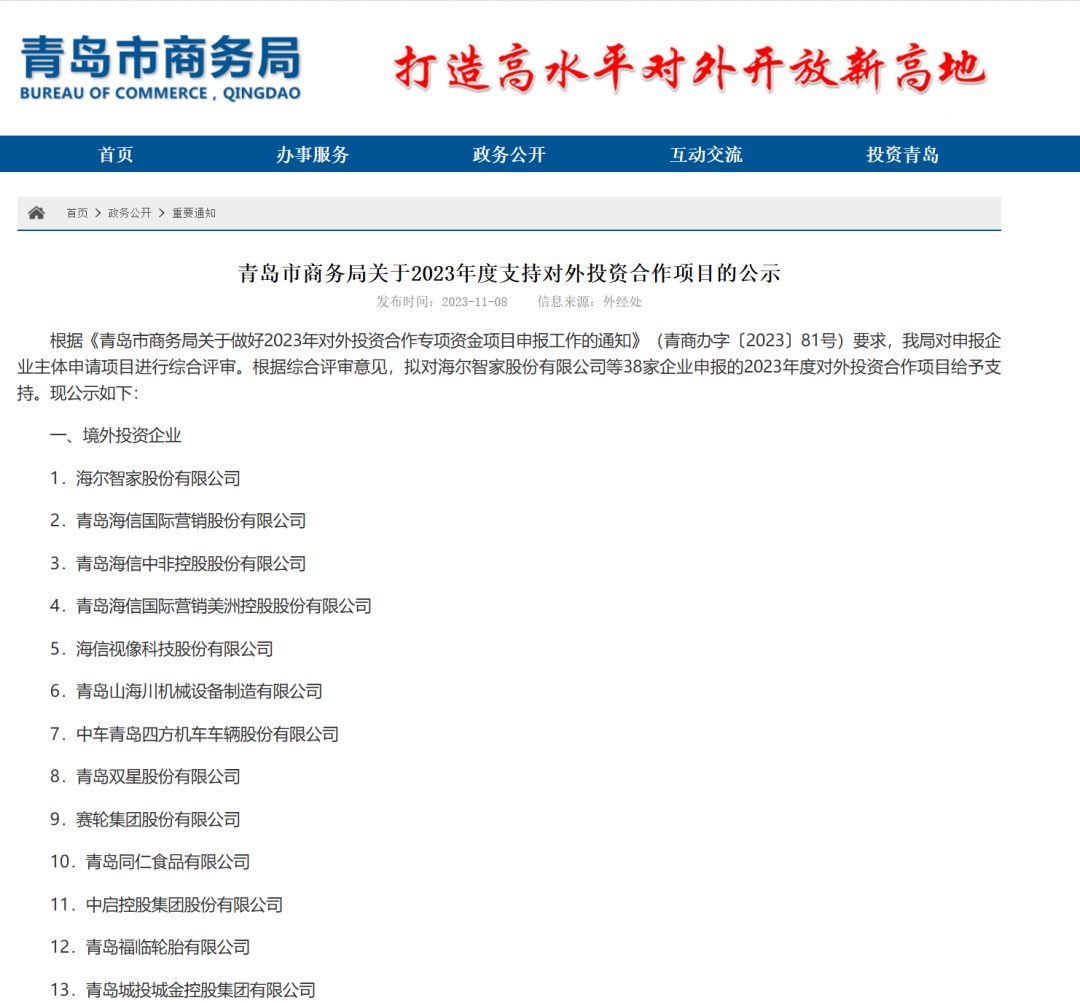 追加8.45亿元,青岛企业海外项目有新变化!