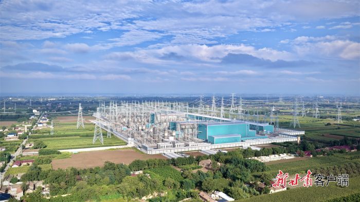 陇电入鲁工程±800千伏庆阳换流站 新甘肃·甘肃日报通讯员 苏容