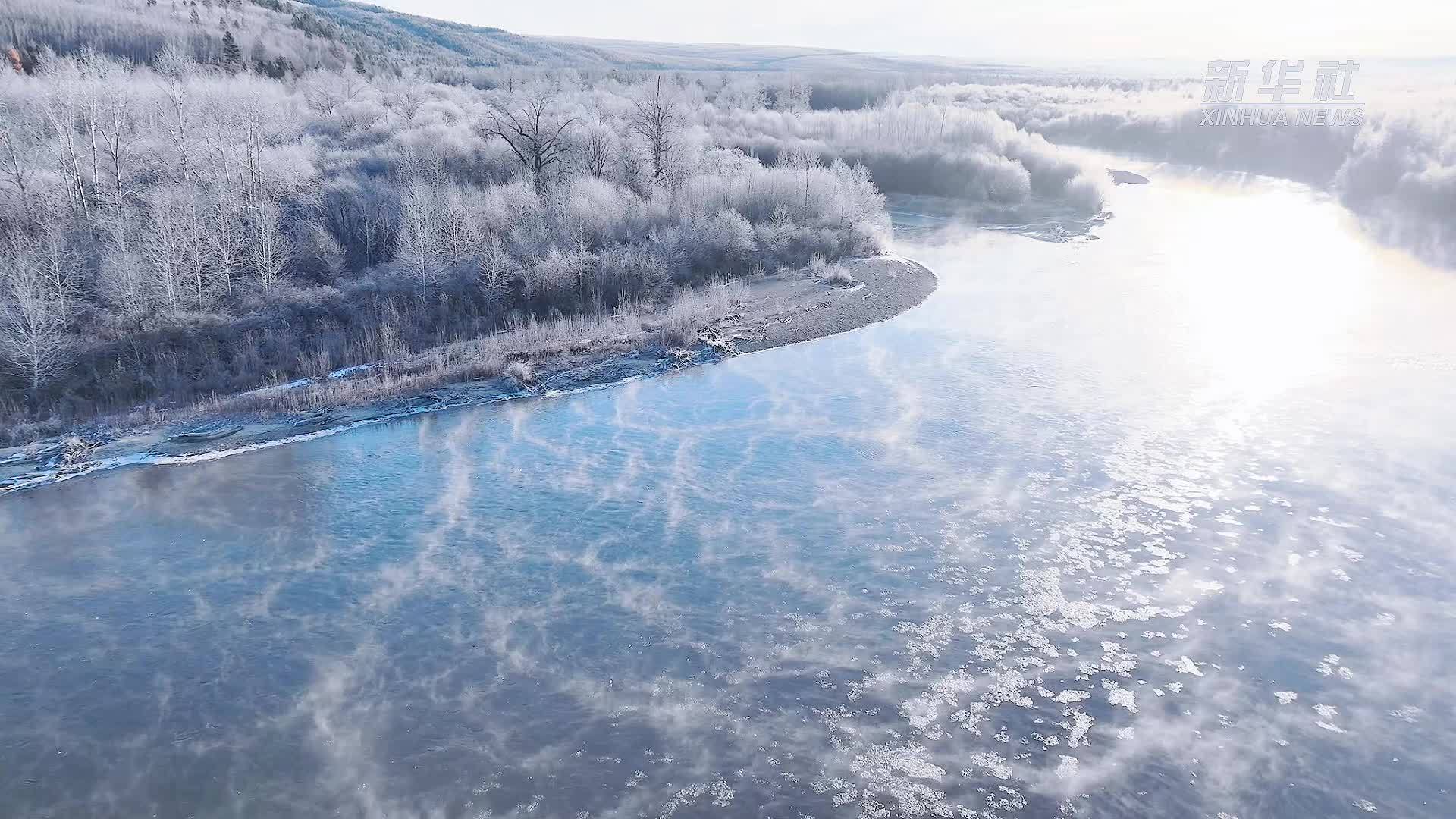 一秒“入冬”！黑龙江漠河出现雾凇景观