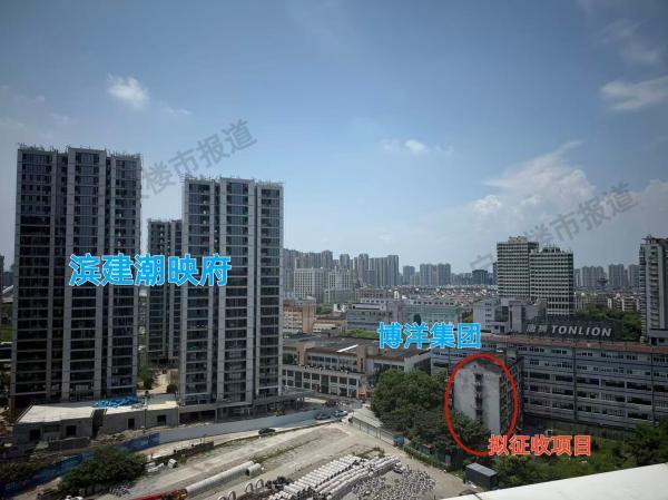 拟征收地块示意资料图。施文 摄 下同