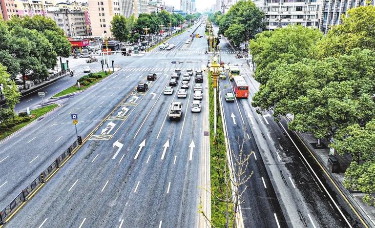 九江长虹大道改造工程提前两月通车