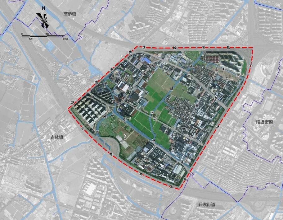 礼嘉桥街区规划范围图