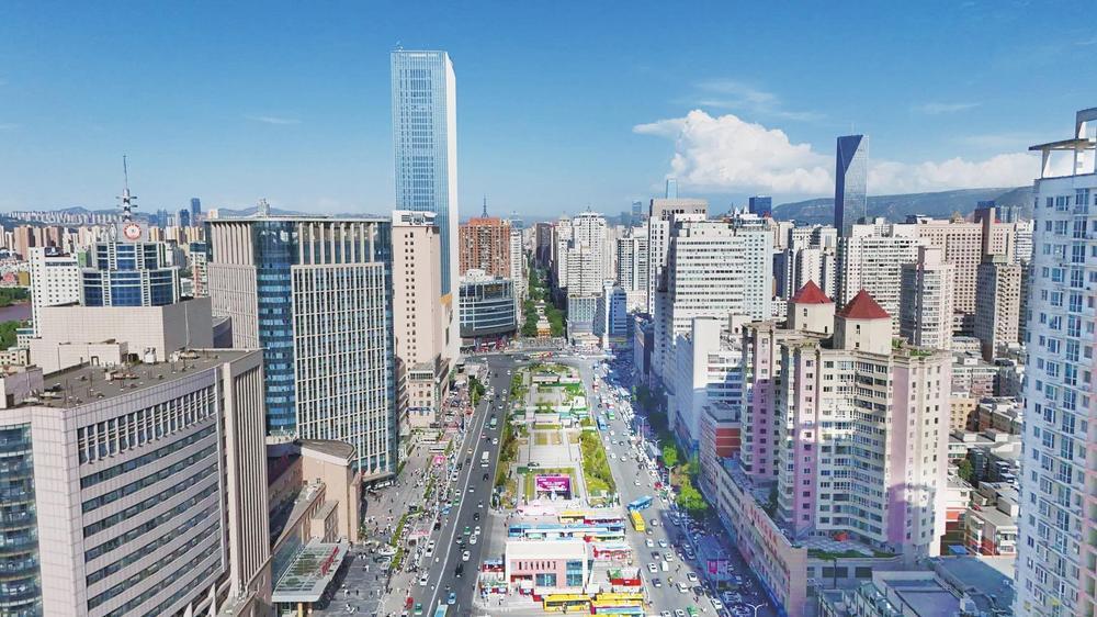 兰州西关什字　新甘肃&middot;甘肃经济日报记者　瞿娟　摄