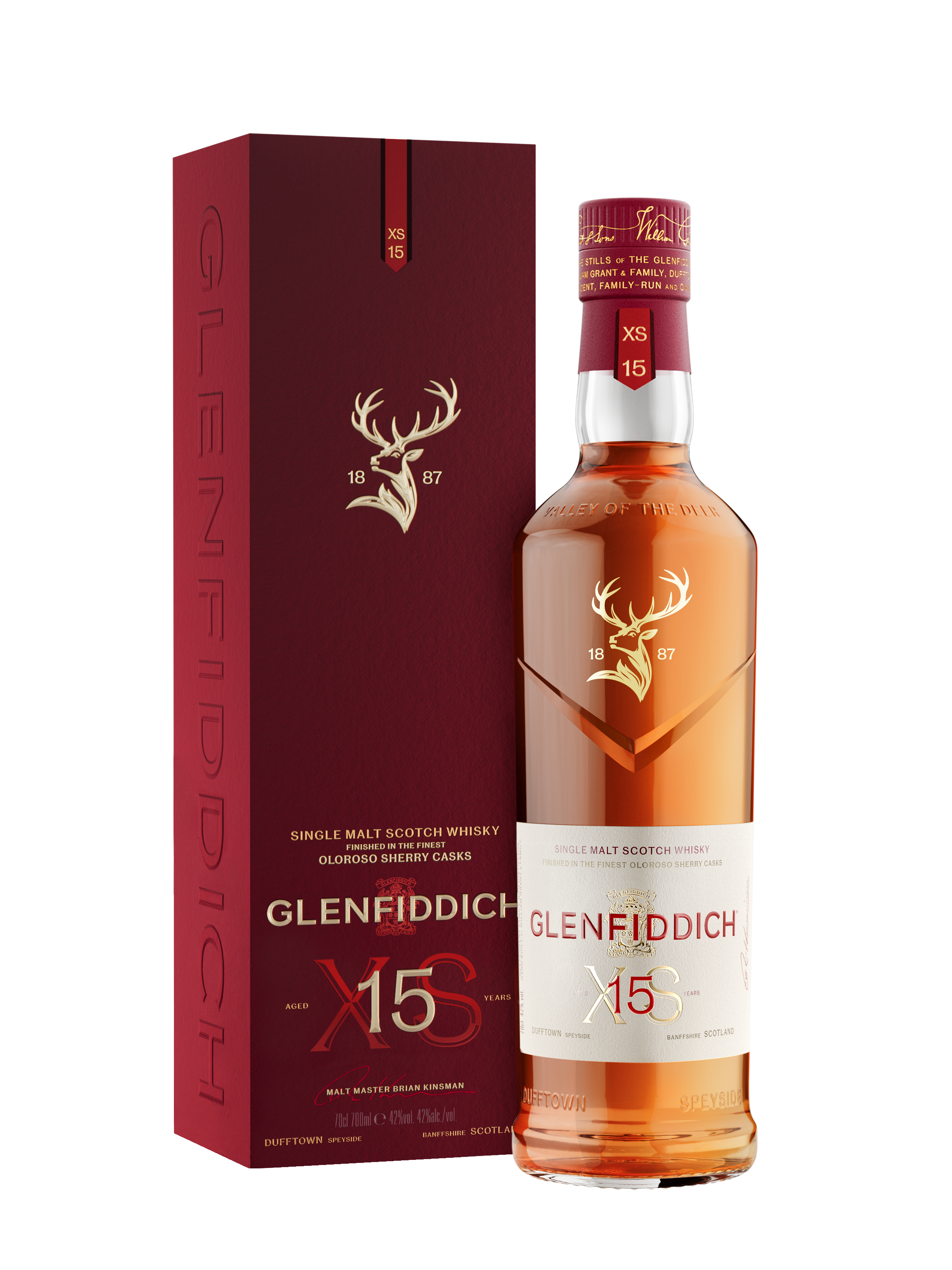 Glenfiddich XS 15YO Single Malt Scotch Whisky Bottle and Box.png