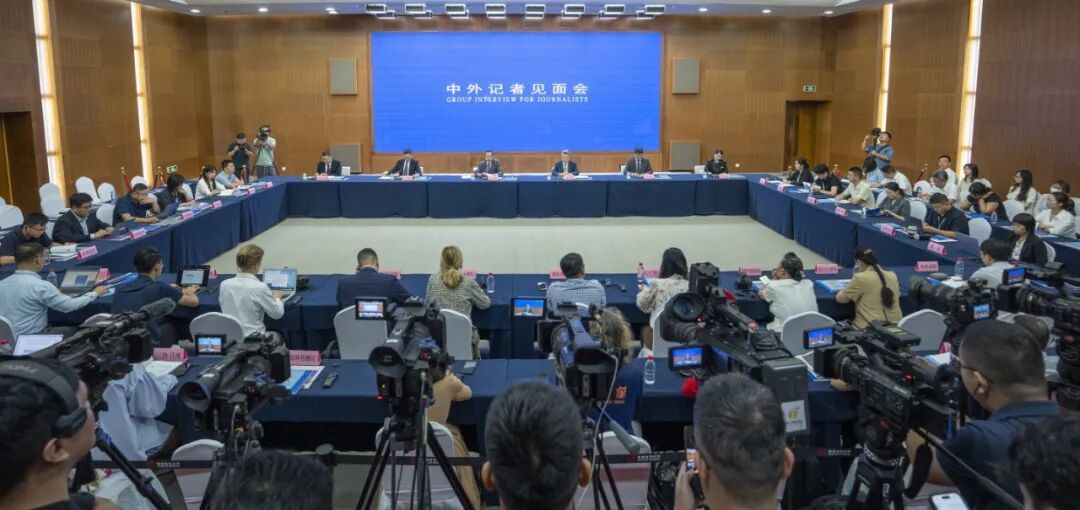 中外记者见面会现场