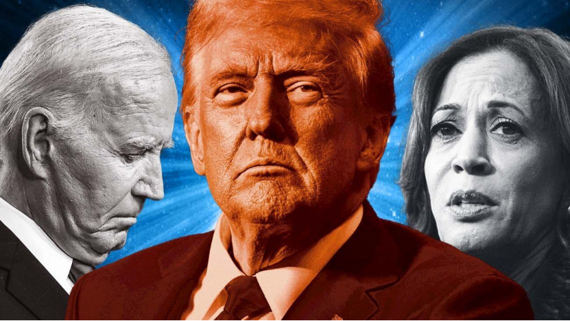 ▎前总统拜登、现总统特朗普、前副总统哈里斯