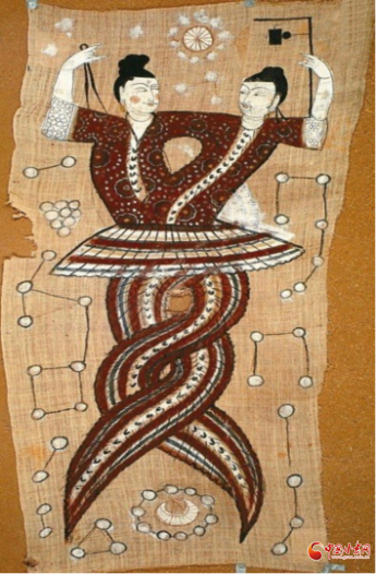 附图3 伏羲女娲图