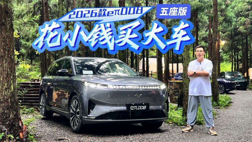 花小钱买大车，空间、安全、省钱面面俱到试驾2026款eπ008五座版