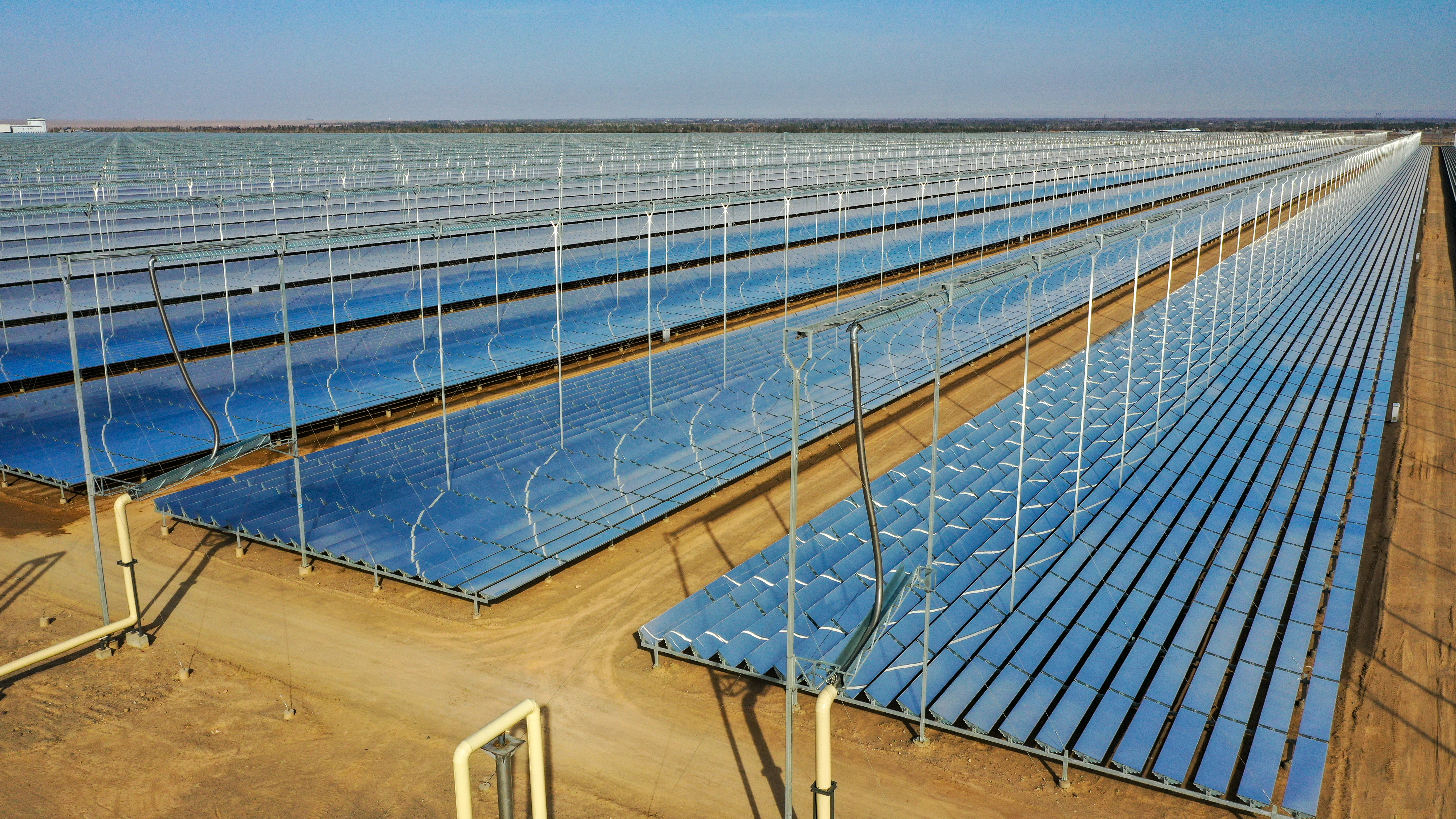 中核新奥玉门“光热+”示范项目 新甘肃·甘肃日报记者 冯乐凯