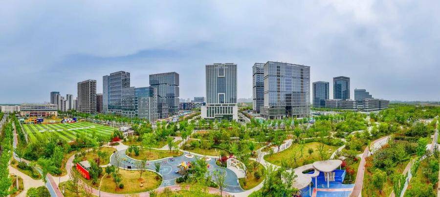 蜀山区建筑业总部基地片区。