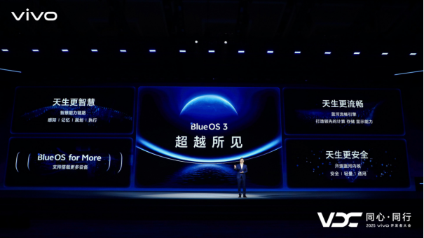 vivo开发者大会：30亿参数端侧模型亮相，OriginOS 6与BlueOS 3双系统齐发