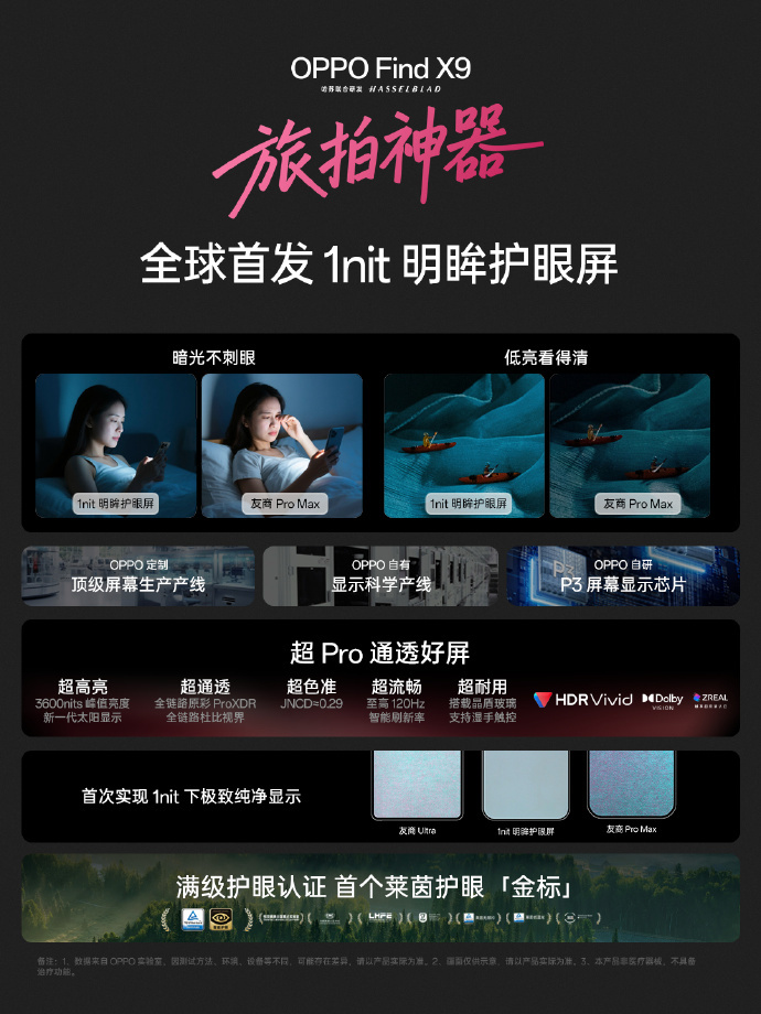 OPPO Find X9系列发布：搭载首颗哈苏认证2亿像素长焦镜头，4399元起