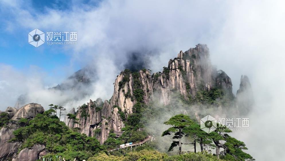 三清山云海“狂飙”预警！仙境模式一键开启