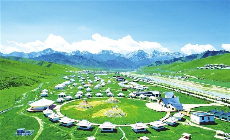 天祝县阿尼嘎卓帐篷城 金奉乾