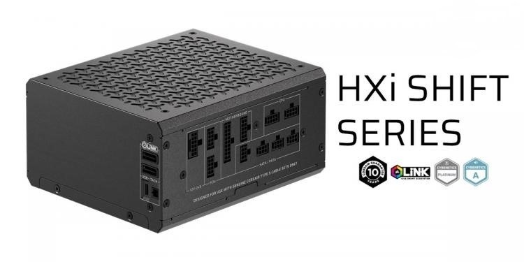 海盗船发布HXi SHIFT电源：适配PCIe 5.1，最高可选1500W