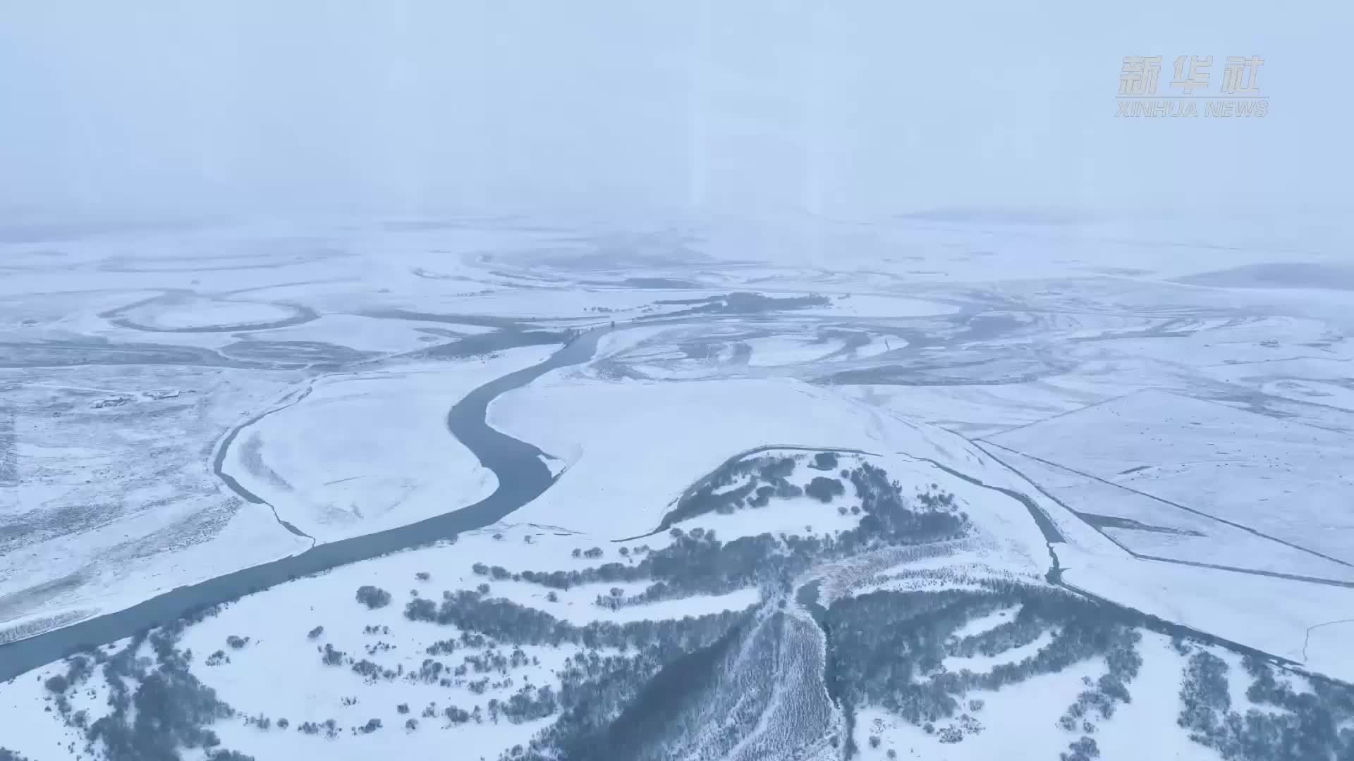 千城胜景｜鄂温克族自治旗：深秋迎初雪