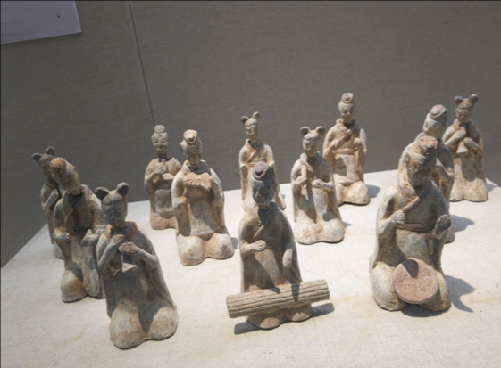 清水县博物馆藏北魏伎乐俑