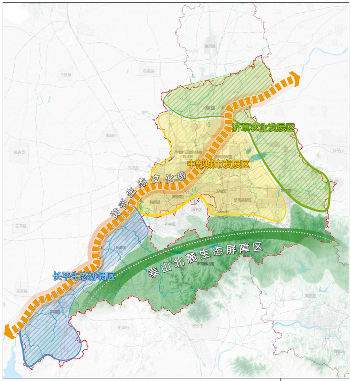 流域国土空间总体格局规划图
