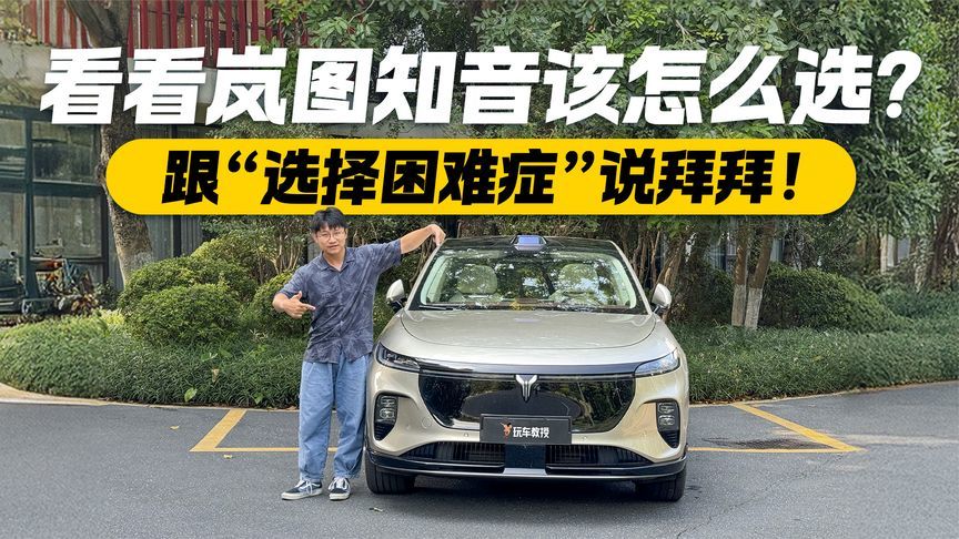 跟选择困难症说拜拜！5分钟带你理清思路 看看岚图知音该怎么选？