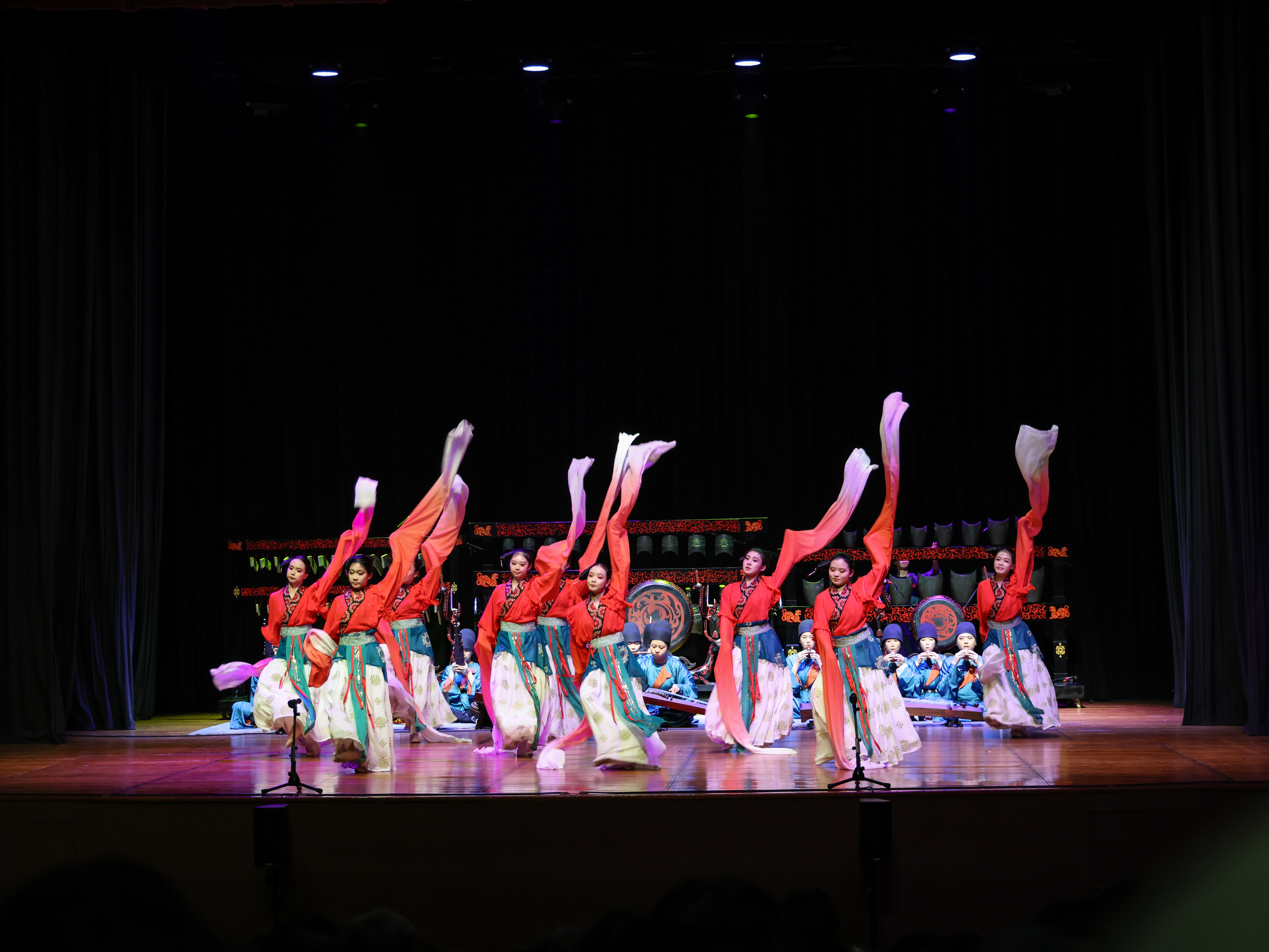 在香港站演出中，玉振金声雅乐团呈现了《大濩》《望月婆罗门》等9个精彩节目。