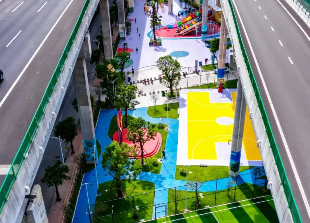 小榄益隆村桥下公园