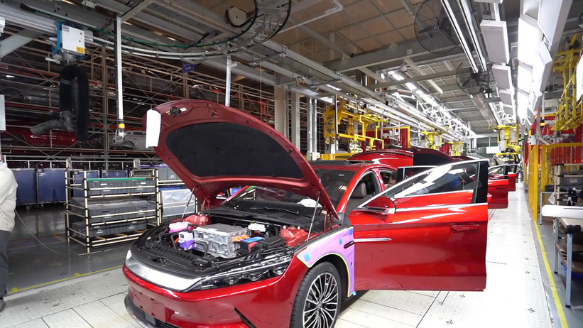 中国品牌汽车出口格局：比亚迪快速增长，奇瑞仍居首位