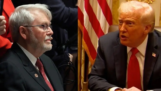 特朗普质问陆克文：你说过我坏话？我可能永远不会喜欢你了