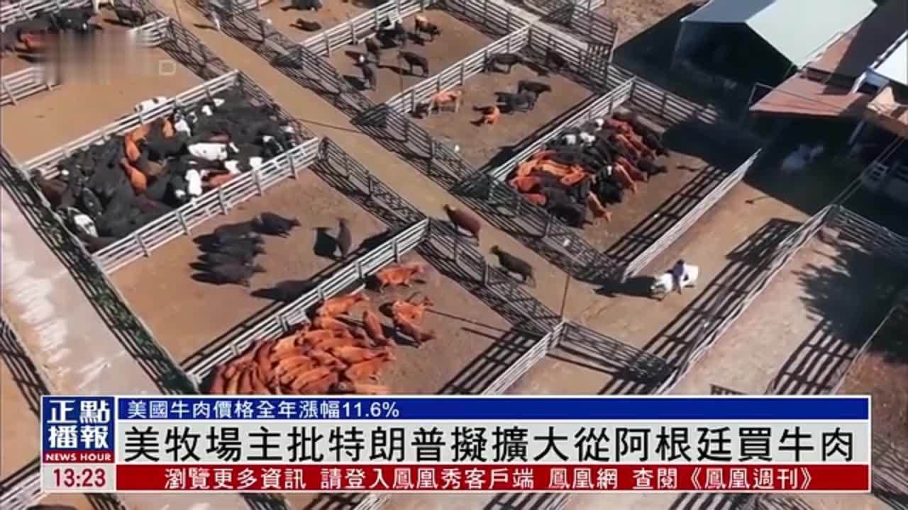 美国牧场主批特朗普拟扩大从阿根廷买牛肉